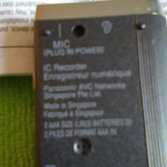 Panasonic IC Recorder #450 - Picture 7 of 11